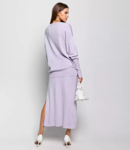 Костюм #КТ22335, светло-сиреневый