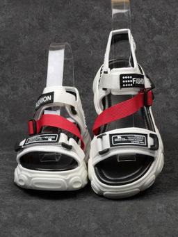 08-PED97-1 WHITE Босоножки (текстиль, стелька натуральная кожа)