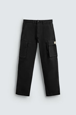 RELAXED FIT CARGO TROUSERS - Zara фото 6