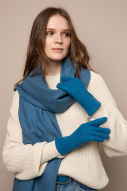 Перчатки из шерсти и полиэстера