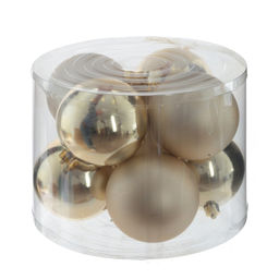 Набор из 8шт Украшение новогоднее "Шар", D 10 см, L24 W24 H18,5 см