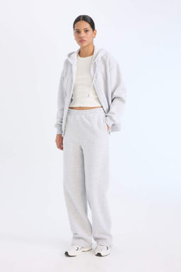 Straight Fit Cepli Yuksek Bel Kal?n Esofman Alt? - Defacto фото 3