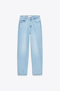 Z.01 MOM FIT COMFORT HIGH-WAIST JEANS - Zara фото 21