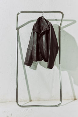 CAZADORA BOMBER PIEL / Chocolate - Zara фото 9
