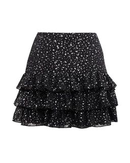 Мини-юбка с каскадными оборками - Incity фото 3