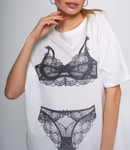 Футболка #КТ05198, белый