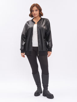 Бомбер из эко-кожи ZGA00409BLS01