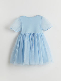 Elsa Baskl? K?z ?ocuk Penye Elbise