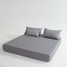 Комплект постельного белья Однотонный Сатин Элитный на резинке OCER014 180*200*30;160*200*30;140*200*30 Евро 4 Наволочки