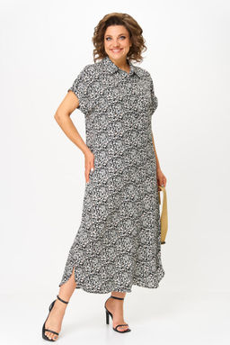 Платье Michel Chic 993/2 черный, белый  фото 3