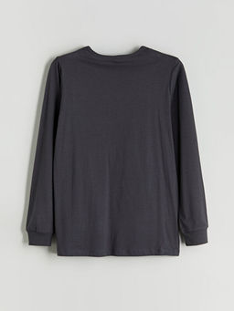 Bisiklet Yaka Erkek ?ocuk Pijama ?st