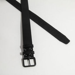 Ремень мужской, ширина 4 см, пряжка металл, цвет чёрный - Simaland фото 2
