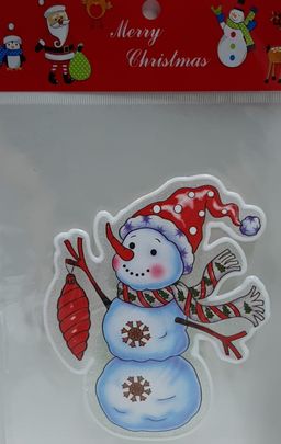 Наклейки новогодние СТ060 14см