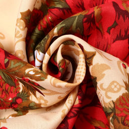 Комплект штор для кухни с подхватами «Доляна. Новогодние украшения», 2 шт., жёлтые, 145×180 см