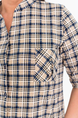 Рубашка М320117з коричневый - Елена фото 6