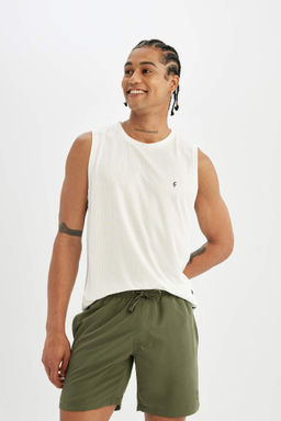 Короткие шорты для плавания стандартного кроя - Defacto фото 2