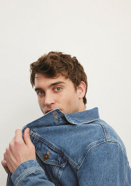 Drake 90lar Indigo Mavisi Jean Ceket  фото 6