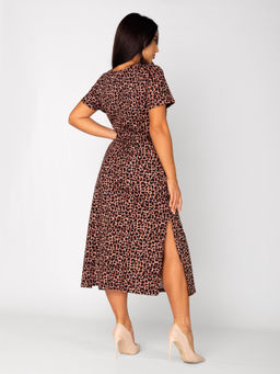 Платье женское кулирка ФЕЛИЦИЯ ШОКОЛАД - Domtrik фото 5