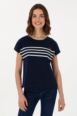 Kad_n Lacivert Ti__rt Sepette S_rpriz _ndirim