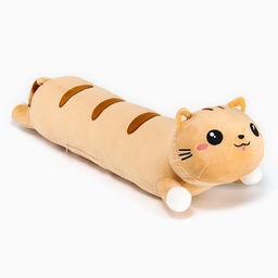 Мягкая игрушка Кот-батон, 60 см, цвет рыжий - Simaland фото 2