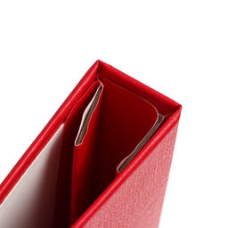 Папка Дипломная работа А4, бумвинил, гребешки/сутаж, без бумаги, красная, (вместимость до 150 листов) - Calligrata фото 3