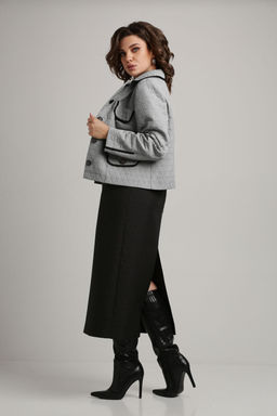 Костюм Aira Style 24-18 Серо-черный