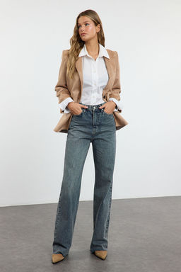Mavi Yuksek Bel Wide Leg Jeans TWOAW25JE00332