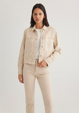 Tanya Gold Premium Tasl? Krem Jean Ceket