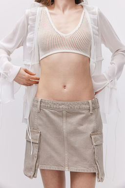 Minifalda cargo - H&m фото 4