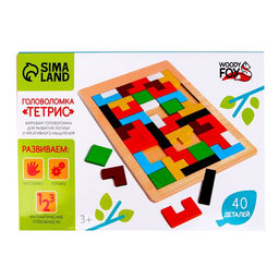 Головоломка «Тетрис», 18×27 см, 40 деталей