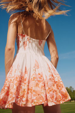 Vestido estampado de lino - H&m фото 4