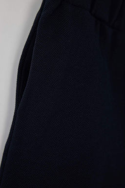 Lacivert Erkek Cocuk Duz Orme Sort & Bermuda TKDSS25SR00031