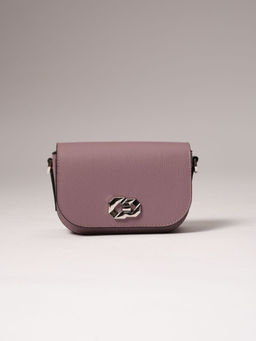 Сумка на плечо кросс-боди Deboro 30879 лиловая тень