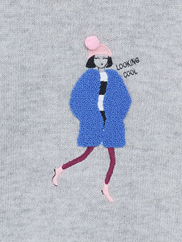 Bisiklet Yaka K?z ?ocuk Triko Kazak - Waikiki фото 2