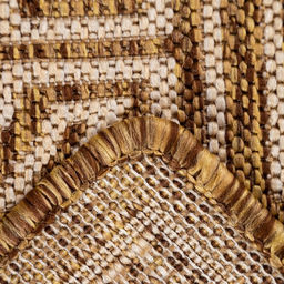 Ковёр Эко, прямоугольный, 50х80 см, 100% полипропилен, джут - Люберецкие ковры фото 3