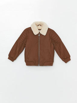 Erkek Bebek Deri G?r?n?ml? Mont