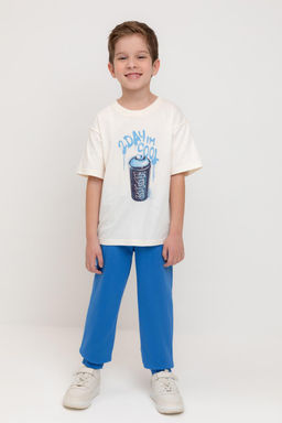 КР 400633/ярко-голубой брюки для мал