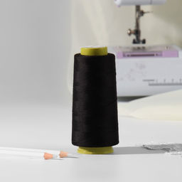 Нитки 40/2, 1500 м, цвет чёрный - Simaland фото 2