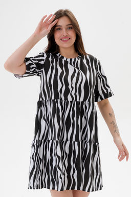 Платье женское из кулирки Бохо зебра макси - Амадэль фото 6