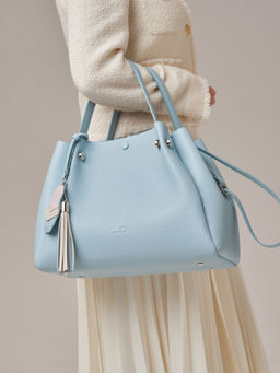 Кожаная сумка Vasilisa DBR 31210 светло-голубой  фото 6