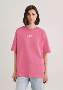 Mavi Logo Bask?l? Pembe Tisort  фото 3