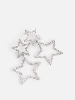 ACOOLA / Серьги детские Starrs серебристый  фото 3