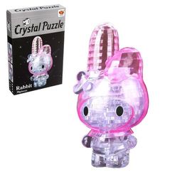 Пазл 3D Зайка, 38 деталей, МИКС