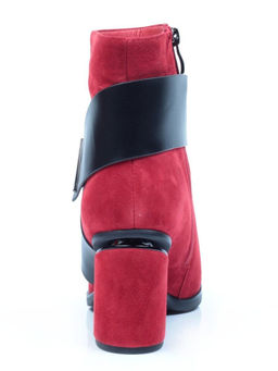 04-A331W-766VB RED Ботинки зимние женские (натуральная замша, натуральный мех)