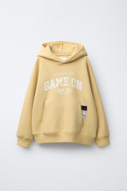 SLOGAN PRINT HOODIE