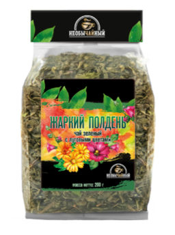 Необычайный Premium 200/ Жаркий полдень / чай зеленый вес 200 г (Рязанская ЧФ)