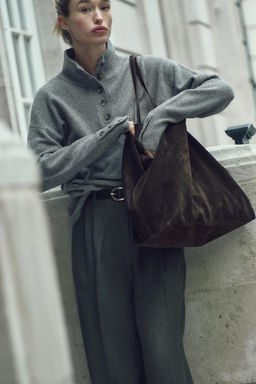 KNIT HIGH NECK SWEATER - Zara фото 2