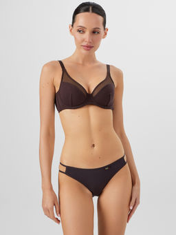 Цена за 2 штуки! Трусы слипы женские коричневые