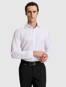 Beyaz Slim Fit Uzun Kollu G_mlek