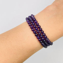 Бусины для украшений из Аметиста (90 бусин)